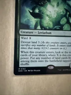 MTG Famished Worldshire EOE 0182 M NM Regular - Image 3