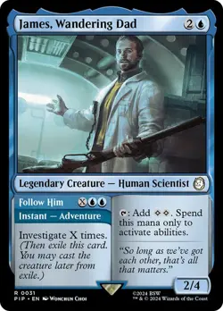 James, Wandering Dad [Universes Beyond: Fallout] MTG - Image 1