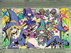 YGOmat Playmat Anime Dark Magician Girl TCG CCG Pad Trading Card Game Mat Bag - Image 1
