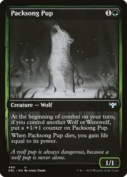 Packsong Pup NonFoil Innistrad: Double Feature 480 NM MTG - Image 1