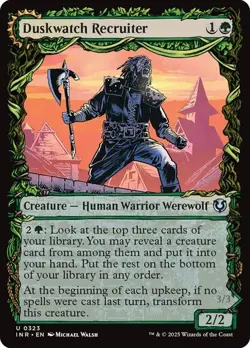 Duskwatch Recruiter (Showcase) - Uncommon - INR - Magic MTG NM - Image 1