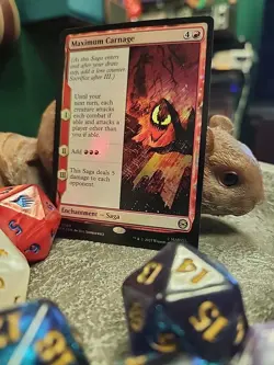 MTG Maximum Carnage - Foil art - Marvel's Spider-Man #0083 - Image 2