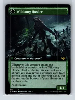 Innistrad: Crimson Vow #392 Howlpack Piper (Extended Art) - Image 2