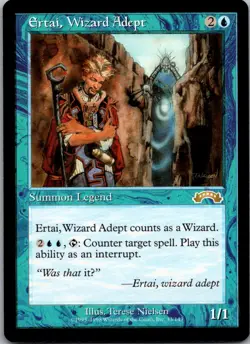 1998 Exodus U Ertai, Wizard Adept Expansion/Rare #33 - Image 1