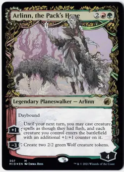 MTG *Arlinn, the Pack's Hope Showcase Foil X1* (NM) 307 Innistrad: Midnight Hunt - Image 1