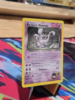 Pokemon TCG Rockets Mewtwo Gym Challenge Holo Card 14/132 Nm - Image 2