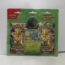 Pokemon Ascended Heroes Erika's Tangela Promo Kit, 2 Booster Packs, Coin - Image 1