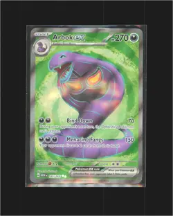 Arbok ex 185/165 Sv: Scarlet & Violet 151 NM Pokemon TCG - Image 1