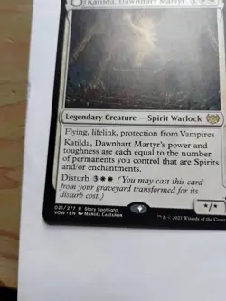 KATILDA, DAWNHART MARTYR mtg NM-M Innistrad: Crimson Vow 1 Rare - Image 3