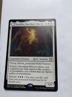 KATILDA, DAWNHART MARTYR mtg NM-M Innistrad: Crimson Vow 1 Rare - Image 5