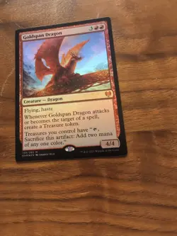 MTG Goldspan Dragon - 139 - Kaldheim​ - Near Mint Foil - Image 2