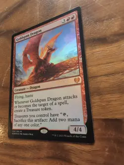 MTG Goldspan Dragon - 139 - Kaldheim​ - Near Mint Foil - Image 3