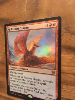 MTG Goldspan Dragon - 139 - Kaldheim​ - Near Mint Foil - Image 4