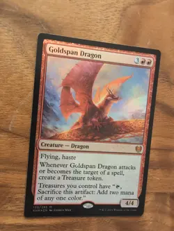 MTG Goldspan Dragon - 139 - Kaldheim​ - Near Mint Foil - Image 5