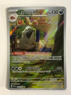 Pokemon TCG Scarlet & Violet Alt Art Mabosstiff 218/198 Near Mint - Image 1
