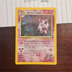 Pokemon TCG Sabrina's Gengar 14/132 Gym Challenge Rare Holo Card - Image 1