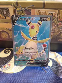 Ampharos V 171/185- Vivid Voltage- Full Art Ultra Rare Card- Pokemon - Image 1