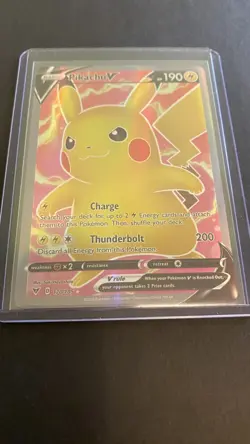 Pokemon Pikachu Vivid Voltage 170/185 Ultra Rare Full Art 190 HP Holo Card LP - Image 2