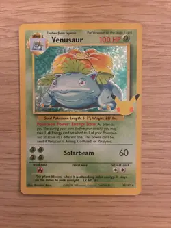Venusaur Holo 15/102 C1assic Collection Celebrations Pokemon TCG - Image 1