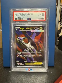2025 Pokemon Mega Evolution Mega Latias Ultra Rare PSA 10 - Image 1
