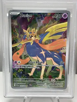Zacian Illustration Rare 2025 Pokemon Phantasmal Flames PFL EN 100/094 PSA 9 - Image 2