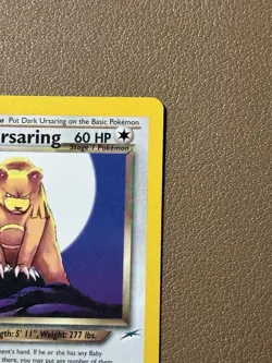 Pokemon Dark Ursaring 21/105 Neo Destiny 60 HP Stage 1 Rare Regular English MP - Image 3