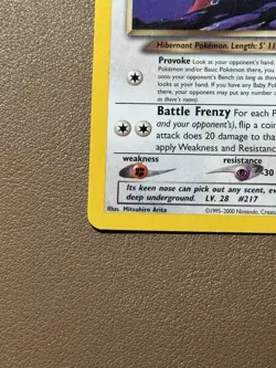 Pokemon Dark Ursaring 21/105 Neo Destiny 60 HP Stage 1 Rare Regular English MP - Image 5