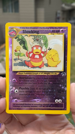 Slowking Swirl 14/18 Southern Islands Reverse Holo NM WOTC Pokemon TCG Vintage - Image 2