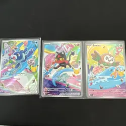First Partner Illustration Collection Series 1 Gen 7 Pokemon TCG Set - Image 1