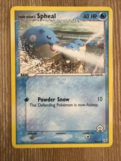 Team Aqua's Spheal - 56/95 - Pokemon EX Team Magma vs Team Aqua NM - Image 1