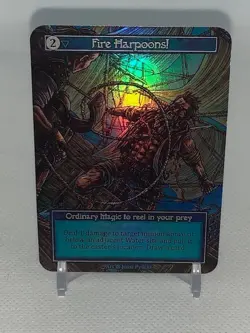 Sorcery Contested Realm: Alpha Fire Harpoons! Foil - Image 1