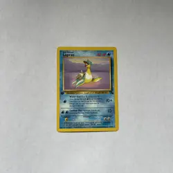 Pokemon TCG Fossil Lapras First Edition Non Holo Rare 25/62 LP - Image 1