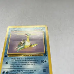 Pokemon TCG Fossil Lapras First Edition Non Holo Rare 25/62 LP - Image 3