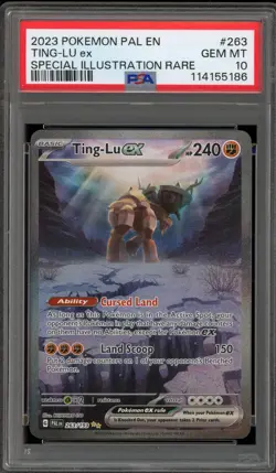 Pokemon Ting-Lu ex Paldea Evolved Special Illustration Rare #263 PSA 10 Gem Mint - Image 1
