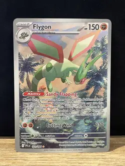 Pokemon TCG Flygon 101/094 Full Art Illustration Rare Holo Phantasmal Flames NM - Image 1