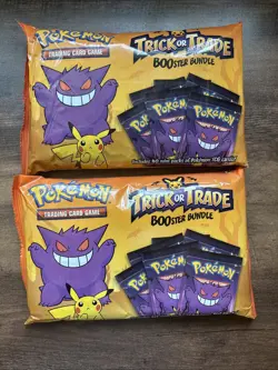 Lot of 2 - NEW Pokemon 2022 TCG Trick Or Trade BOOster Bundle 820650850783 - Image 1