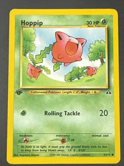 1st Edition Pokemon Hoppip Neo Discovery 55/75 - Image 1