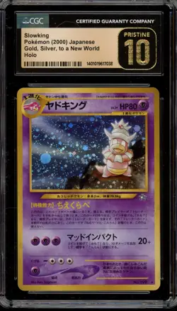 Pokemon Slowking Neo Japanese Holo Rare #199 CGC 10 Pristine - Image 1