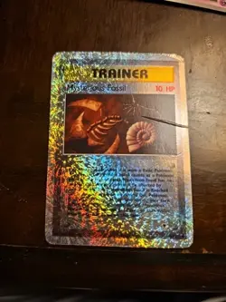Pokemon Mysterious Fossil 109/110 Legendary Collection Reverse Holo Trainer - Image 1