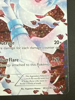 Reshiram (Full Art) RC22/RC25 - Pokemon Legendary Treasures - Lightly Played - Image 4