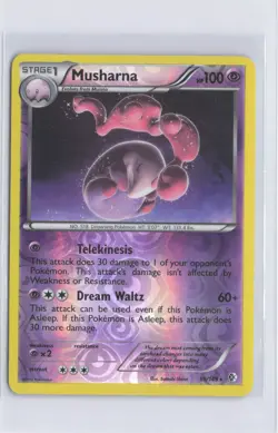 Musharna 69/149 Rare Boundaries Crossed Pokemon Reverse Holo NM - Image 1