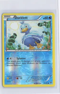 Ducklett 29/101 Common Plasma Blast Pokemon Reverse Holo NM - Image 1