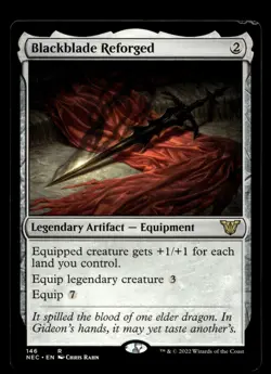 Blackblade Reforged 146 R Commander: Kamigawa: Neon Dynasty - Image 1