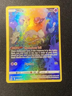 Mew GG10/GG70 Pokemon TCG SWSH: Crown Zenith: Galarian Gallery Ultra Rare Holo - Image 5