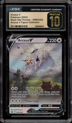 Pokemon Arceus V Figure Coll. Black Star Promo SWSH204 CGC 10 Pristine - Image 1