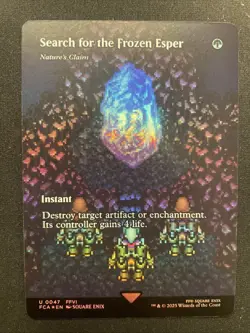 Search for the Frozen Esper Nature's Claim Final Fantasy: Through the Ages Foil - Image 1