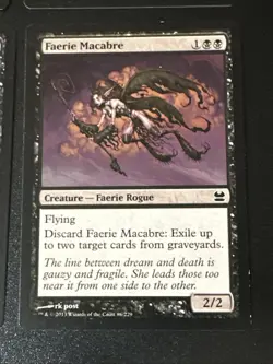 Faerie Macabre X4 -Shadowmoor/ Modern Masters Ex/NM Cond See Pics Front Back - Image 2