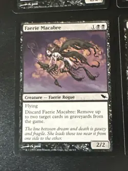 Faerie Macabre X4 -Shadowmoor/ Modern Masters Ex/NM Cond See Pics Front Back - Image 3