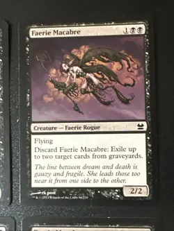 Faerie Macabre X4 -Shadowmoor/ Modern Masters Ex/NM Cond See Pics Front Back - Image 4
