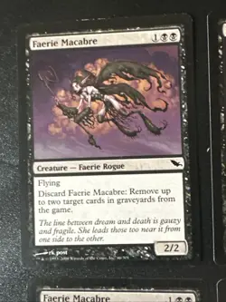 Faerie Macabre X4 -Shadowmoor/ Modern Masters Ex/NM Cond See Pics Front Back - Image 5